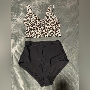 Bikini. Bottoms are high waisted.